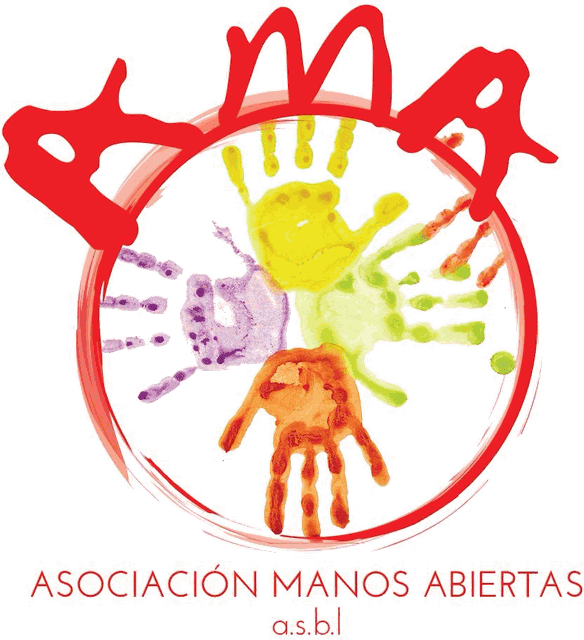 Logo de AMA, Asociación Manos Abiertas
